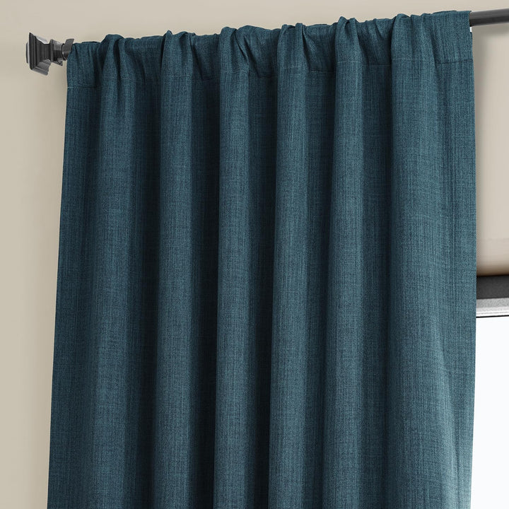 Lot # 1360 HPD Half Price Drapes Faux Linen Curtains $24
