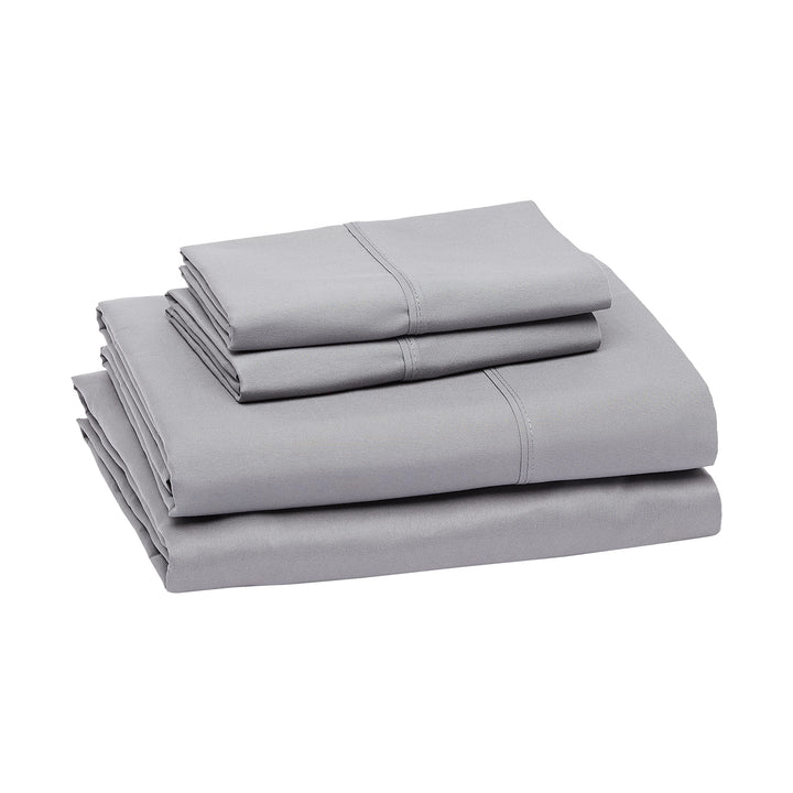 Lot # 1206 Amazon Basics King Sheet Set Dark Grey $20.00
