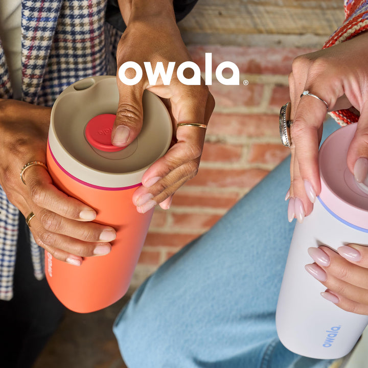 Lot # 939 Owala SmoothSip Tumbler 12 oz Cozy Cocoa $24