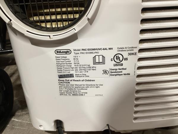 Lot # 1972 Pinguino Portable Air Conditioning Unit Portable $800