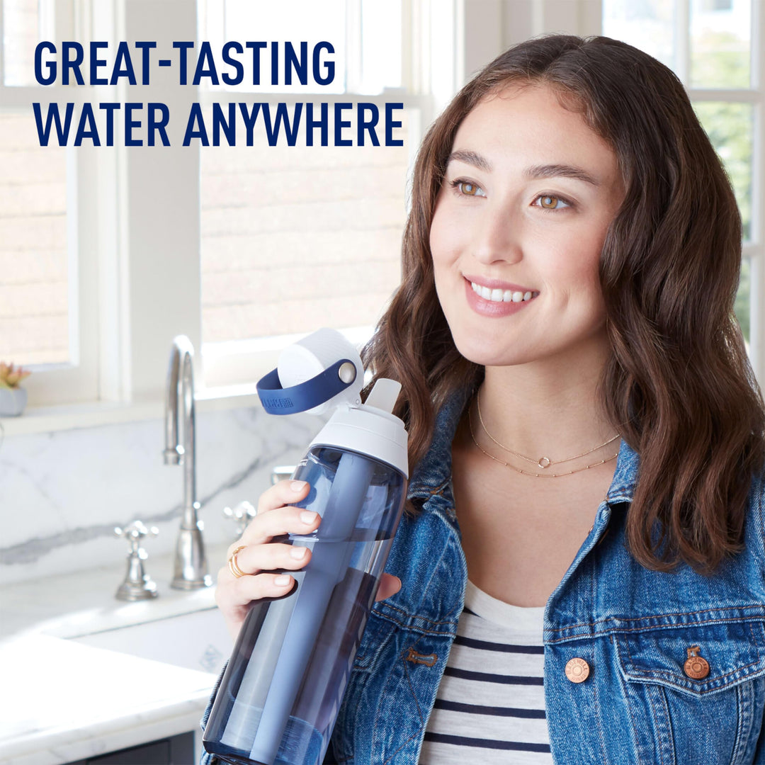 Lot # 969 Brita 26oz Filtered Water Bottle Night Sky $13.00