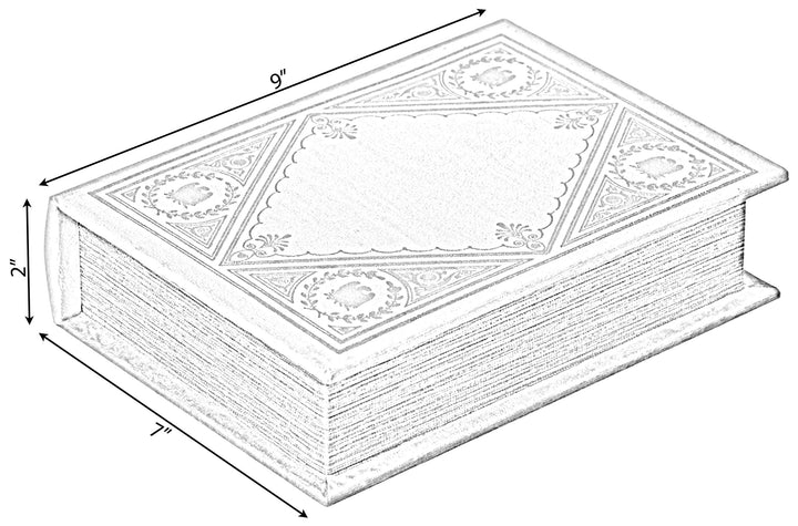 Lot # 1242 Vintiquewise Book Storage Box White $17.00