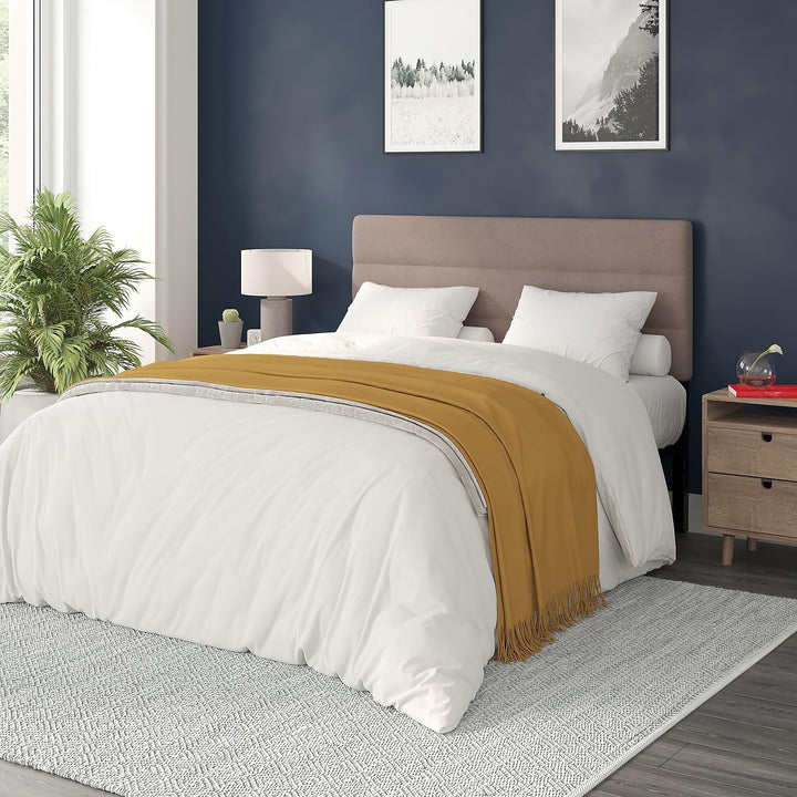 Lot # 1910 Flash Furniture Paxton Queen Headboard Taupe $2.04
