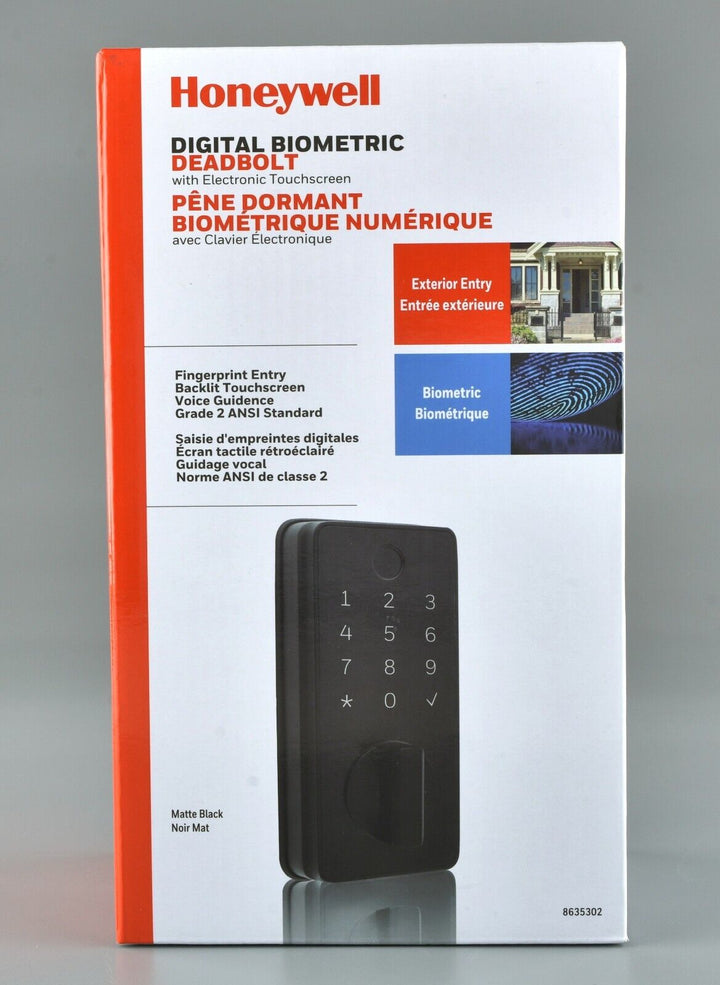 Lot # 1103 Honeywell Digital Biometric Deadbolt $160