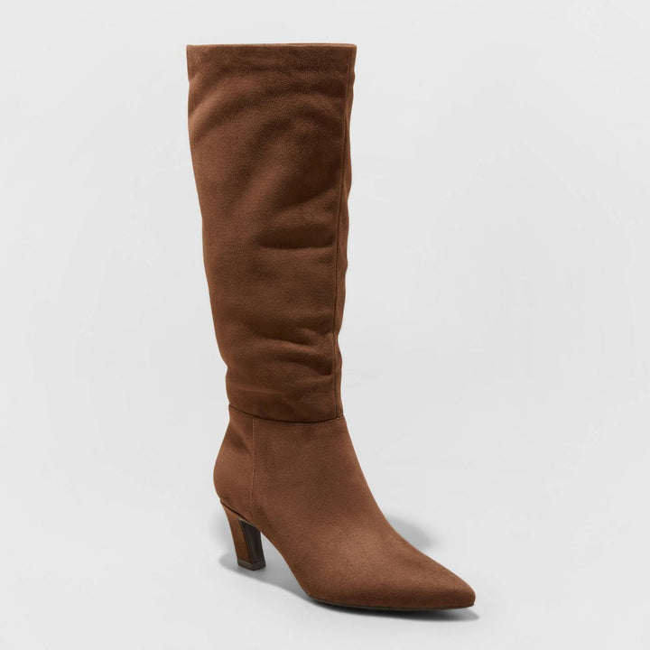 Lot # 1427 Women's Raye Tall Dress Boots Dark Brown 8 $31