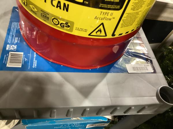 Lot # 2199 Blue Hawk Plastic 4-Tier Utility Shelving $40