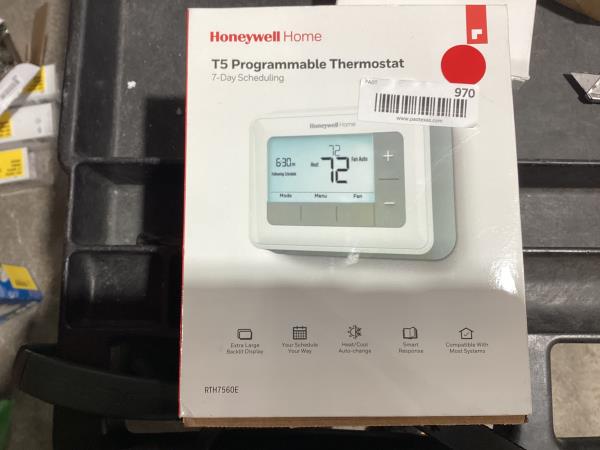 Lot # 970 Honeywell Home T5 Programmable Thermostat $151
