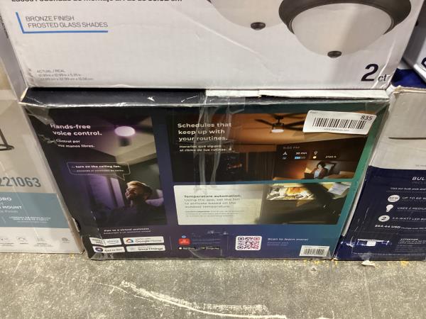 Lot # 835 ENERGY STAR Certified Ceiling Fan 52IN $200