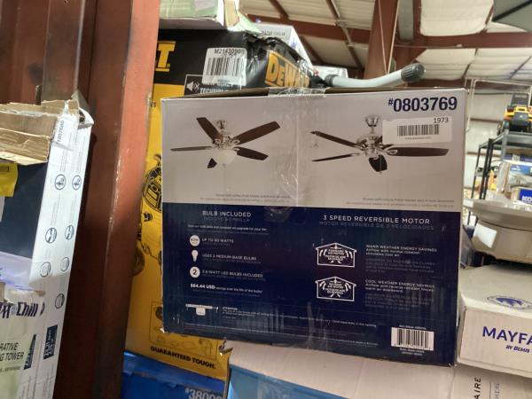 Lot # 1973 Harbor Breeze  52" Coastal Creek Ceiling Fan $89
