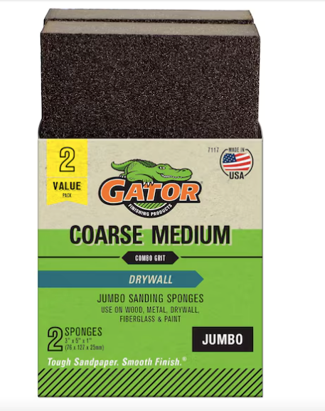 Lot # 1338 Drywall Jumbo Sanding Sponges Combo Grit
