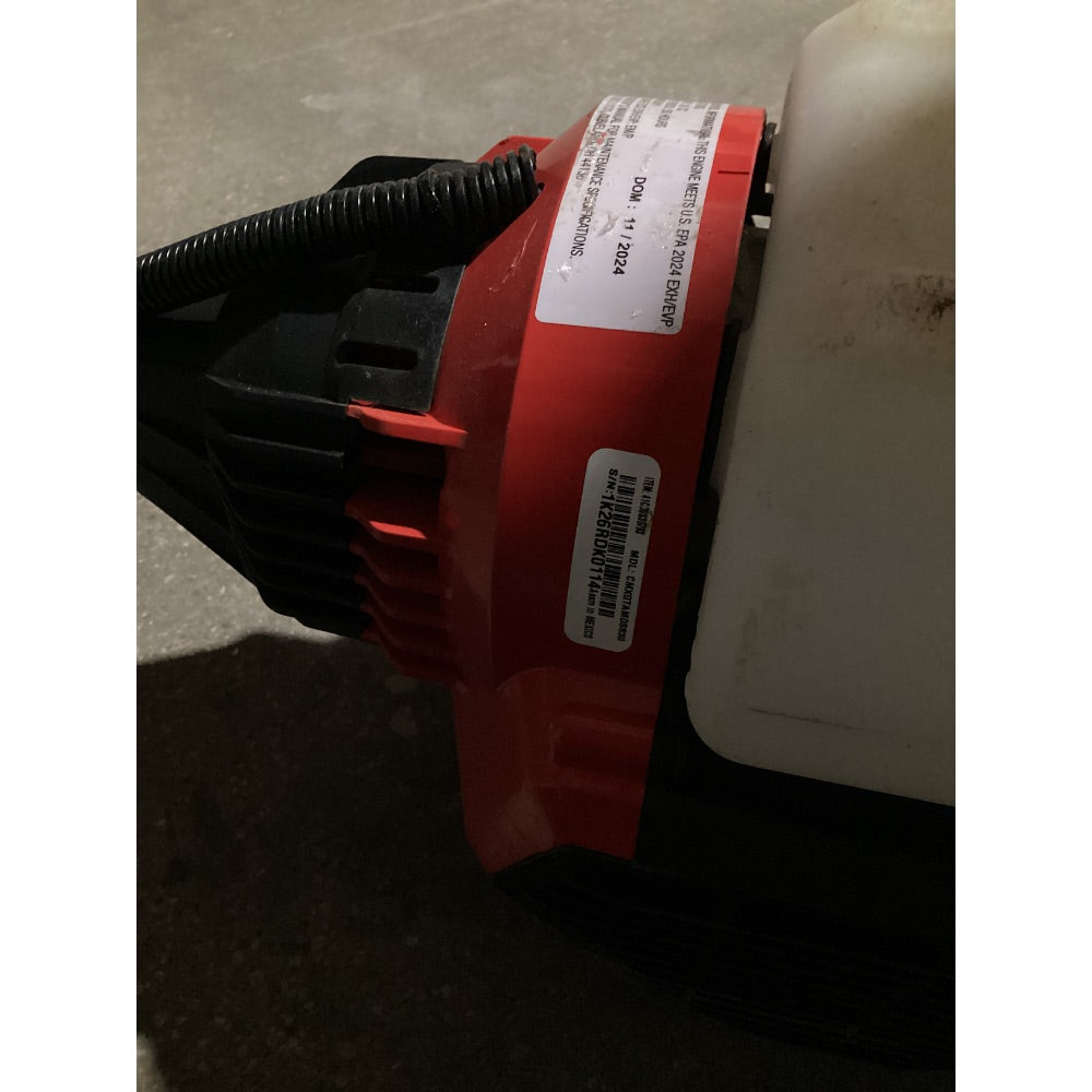 Lot # 1436 Ryobi Gas Straight Shaft String Trimmer - 2-Cycle Engine, Trimmer Head, D-Handle, Red and Black