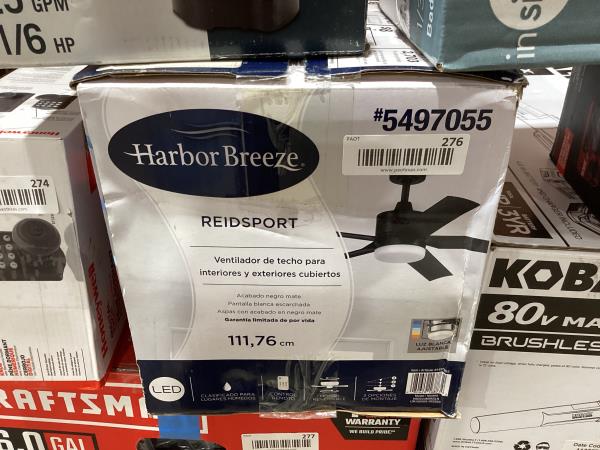 Lot # 276 Harbor Breeze 44" Reidsport Ceiling Fan $140