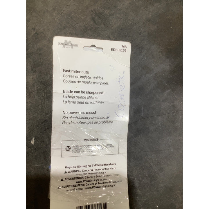 Lot # 1686 Miter Snips $25.00