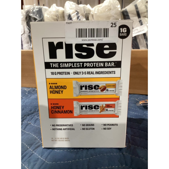 Lot # 25 Rise Protein Bars $25.00