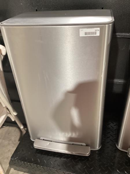 Lot # 2074 Stainless Steel Sensor Trash Can $59