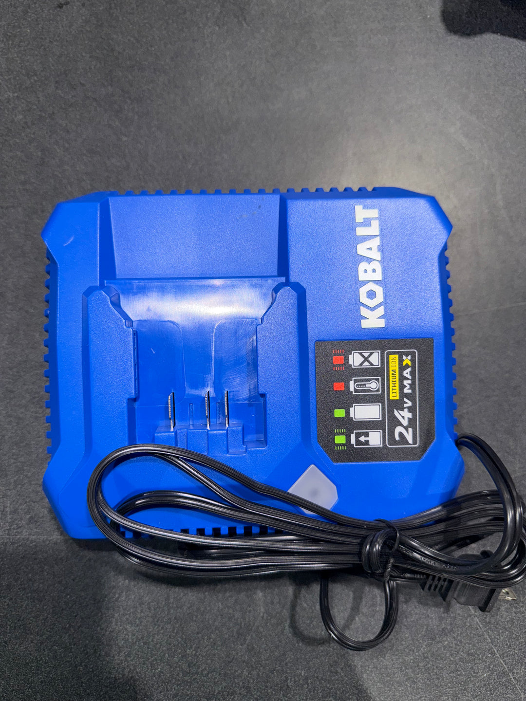 Kobalt 24 -V Lithium-ion Battery Charger Model-KCH 2411-03  (Used)