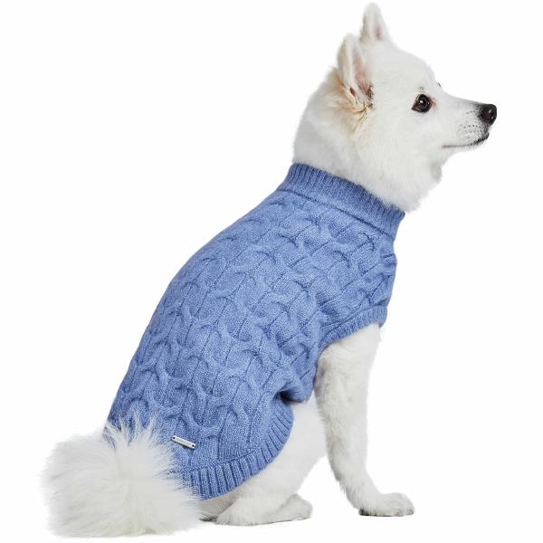 Lot # 933  Pet Fuzzy Knit Pullover Crew-Neck Dog Sweater $31