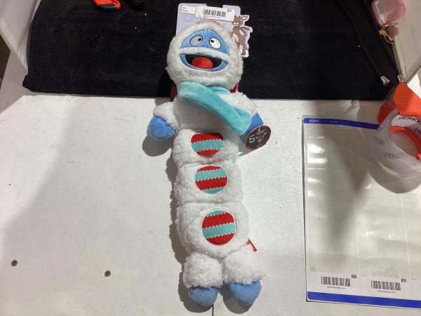 Lot # 87 Rudolph Abominable Snowman Squeaker Large Dog Toy