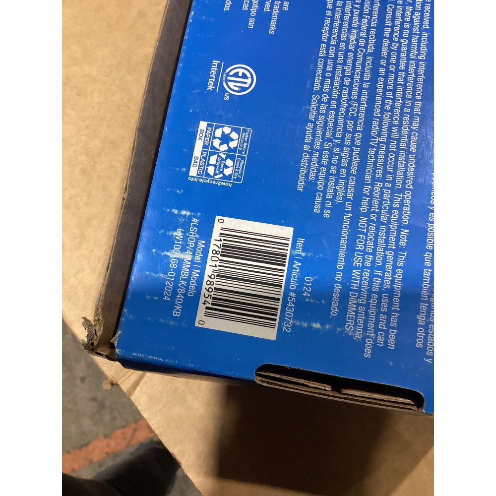 Lot # 131 KOBALT 6000 Lumen White Shop Light $59.00