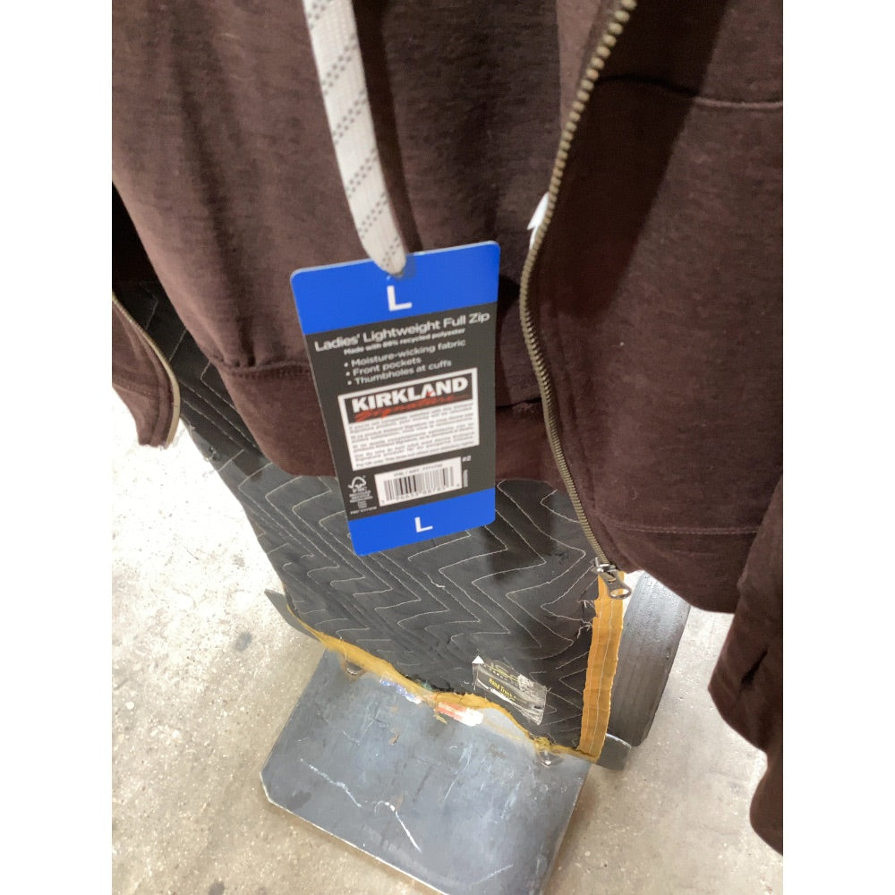Lot # 983 KIRKLAND Mahogany Hoodie Jacket $46.00