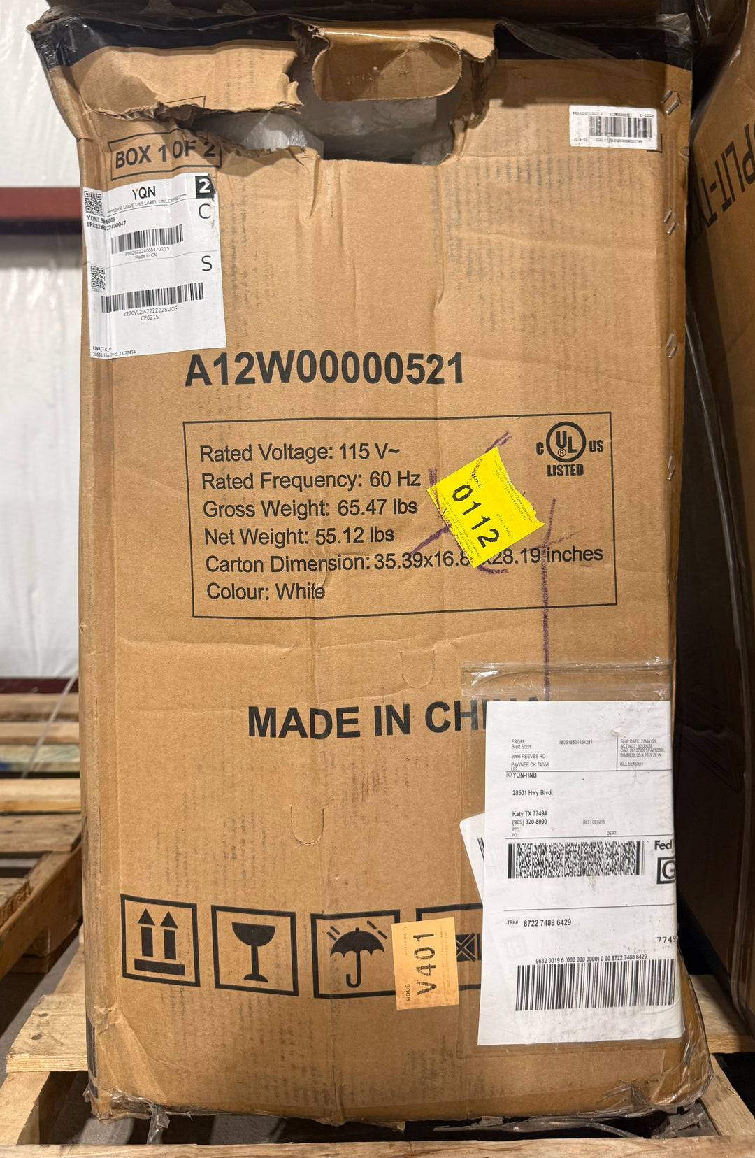 Mini Split AC/Heating System - 11500 BTU Ductless Air Conditioner (New)