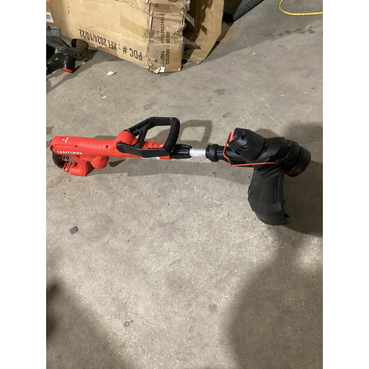 Lot # 1289 CRAFTSMAN Electric String Trimmer CMEST913 - 14-inch Cutting Swath, 6.5 Amp Corded, Red and Black