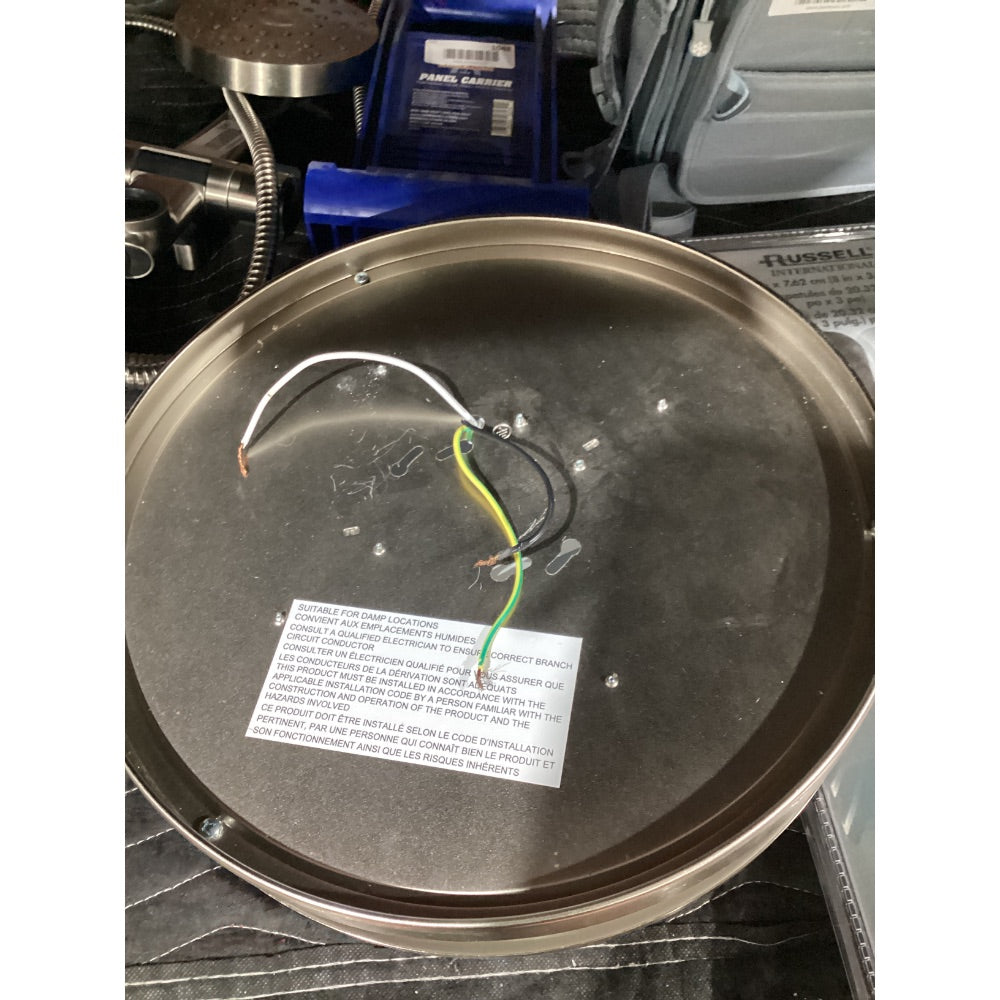 Lot # 1049 Product Title
Used Brushed Nickel Round Ceiling Light $50