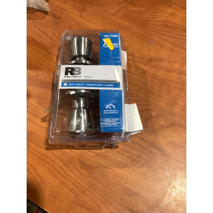 Lot # 1184 RELIABILT BedBath Door Knob Set - $25.00