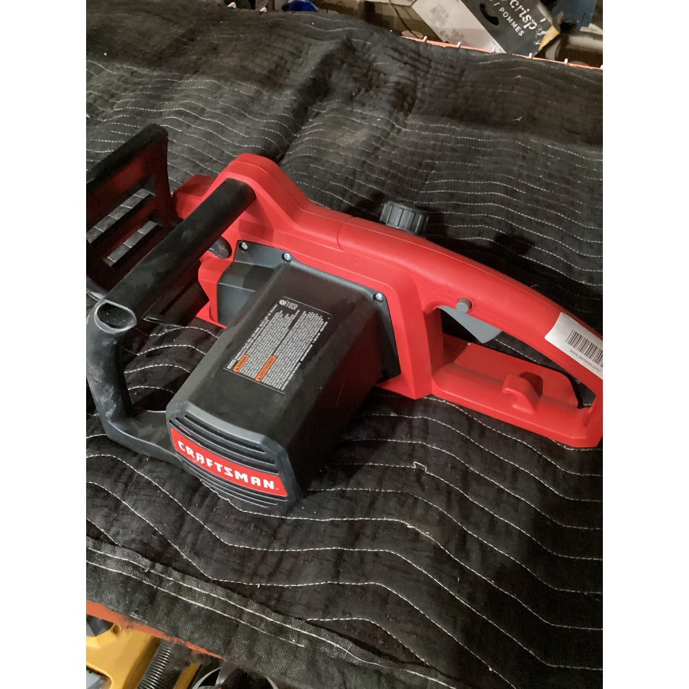 Lot # 1018 CRAFTSMAN CMECS600 Electric Chainsaw, 16in. Bar, 12A, Red and Black