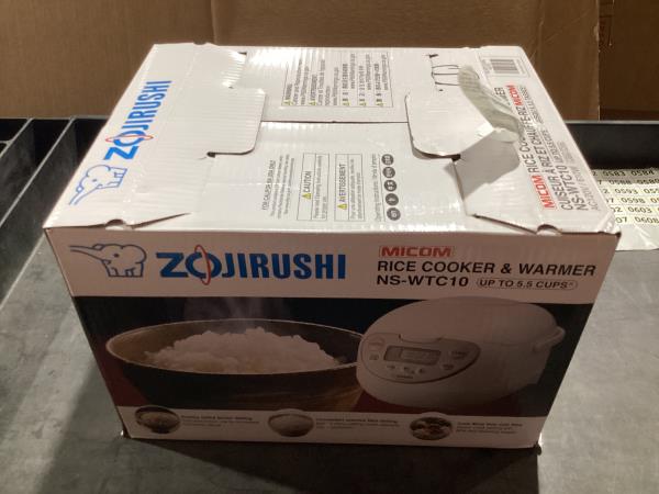 Lot # 1453 Zojirushi Micom Rice Cooker $170.00