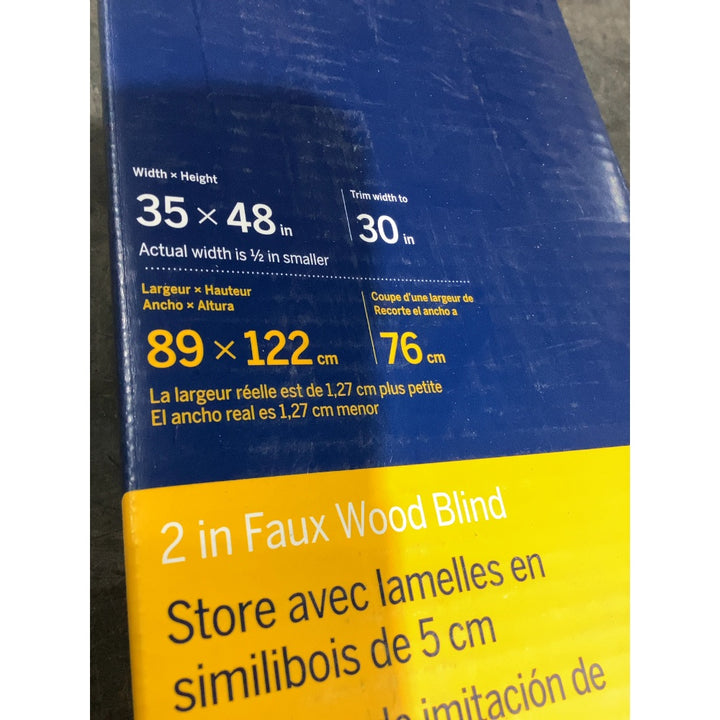 Lot # 1484 LEVOLOR Faux Blinds $101