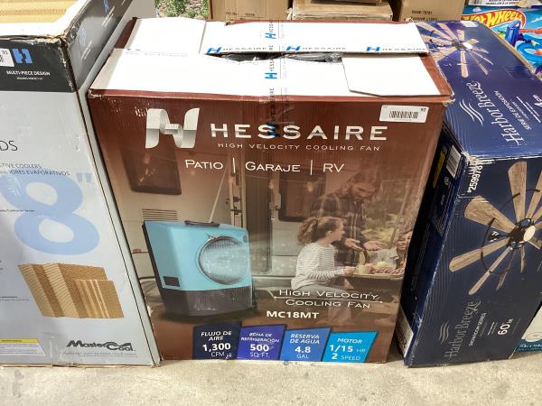 Lot # 92 Hessaire MC18V Evaporative Cooling Fan $181