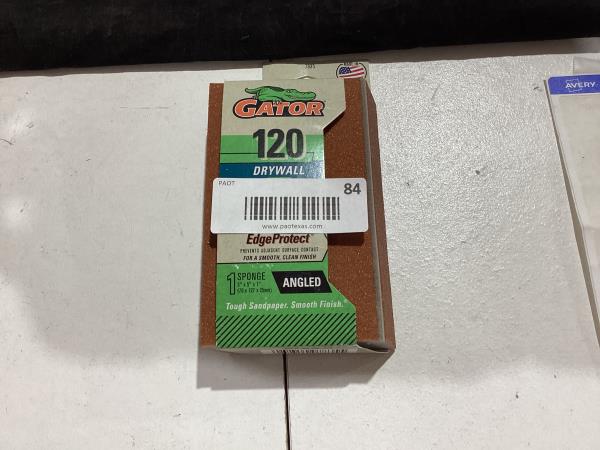 Lot # 84 Gator 783520 Fine 120-Grit Dual-Angle Sanding Sponge, 3 x 5 x 1 Inch