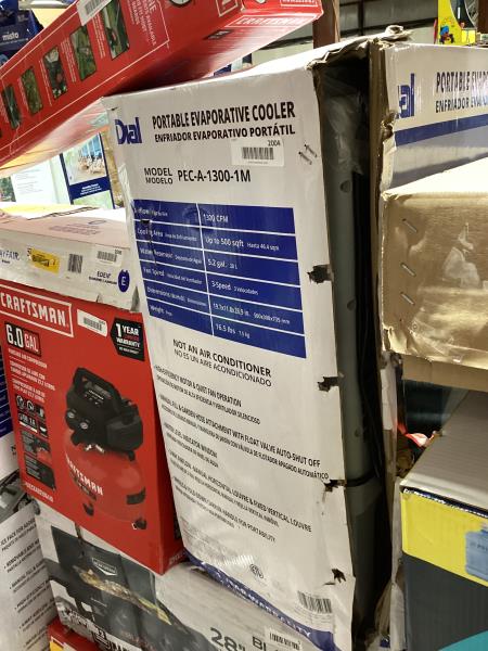 Lot # 2004 Dial 1300 3-Speed Portable Evaporative Cooler $228