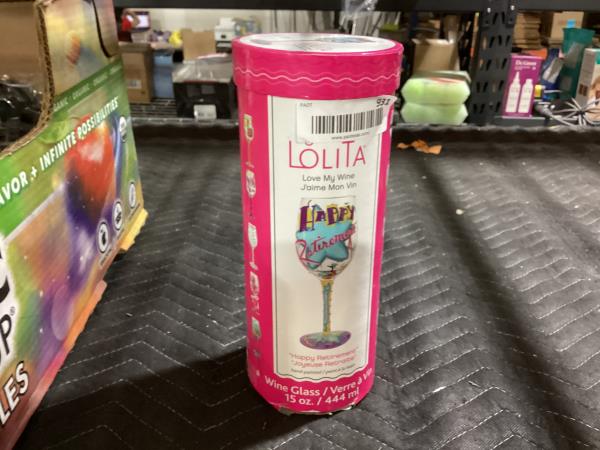 Lot # 931 Enesco Wine Glass $24.00