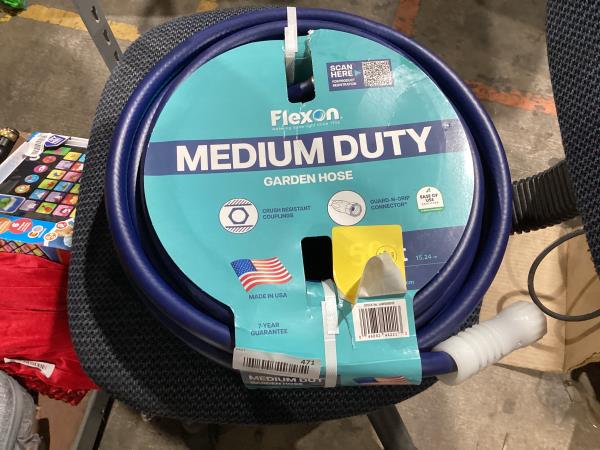 Lot # 471 FLEXON 50ft MediumDuty Vinyl Blue Hose $25