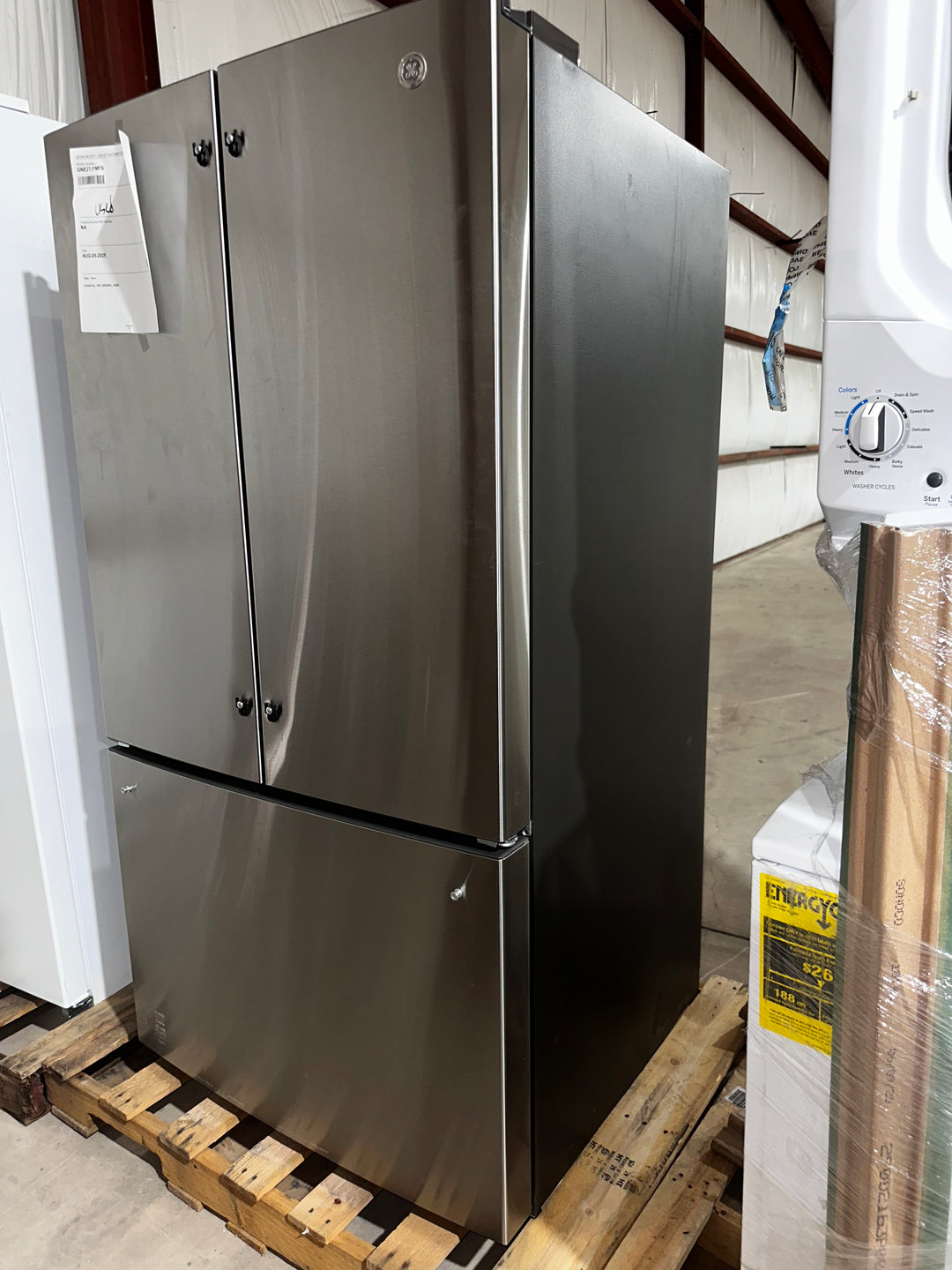 GE ENERGY STAR 27.0 Cu. Ft. Fingerprint Resistant French-Door Refrigerator