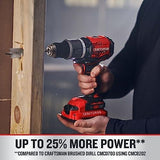 CRAFTSMAN CMCD732D2 V20 20V BRUSHLESS RP Cordless 1/2-in Hammer Drill Kit