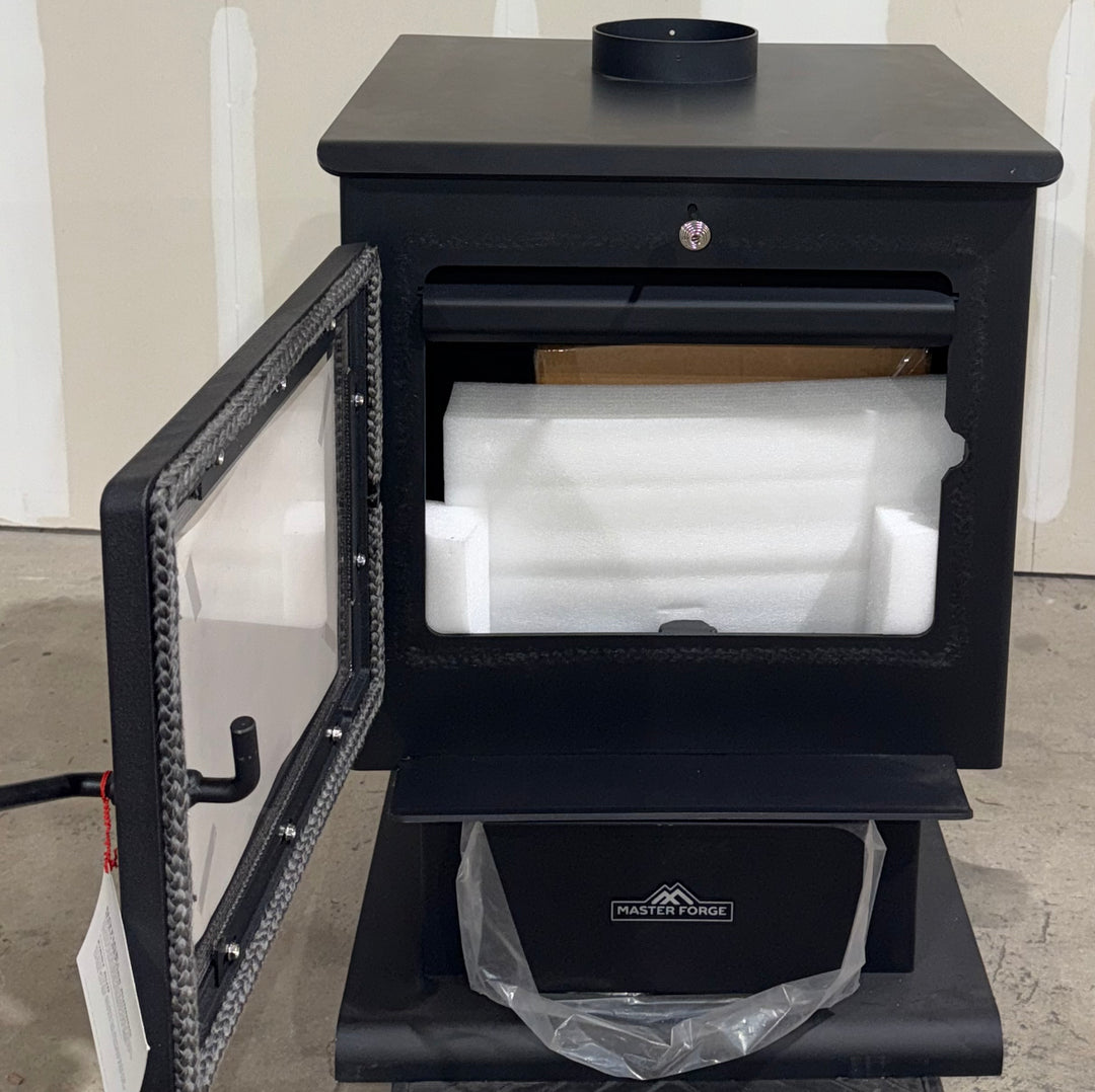 Master Forge 2500-sq ft Heating Area Firewood and Fire Logs Wood Stove (NEW)