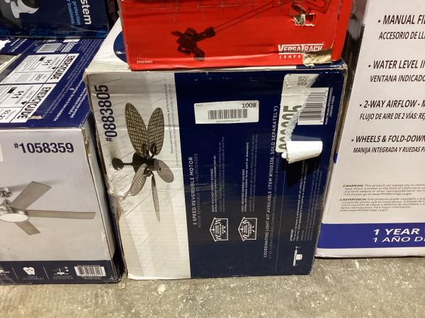 Lot # 1008 Harbor Breeze Tilghman 52" Ceiling Fan $100