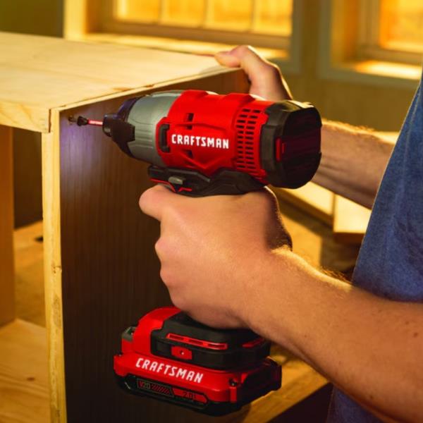 CRAFTSMAN 20V MAX Impact Driver Kit $80