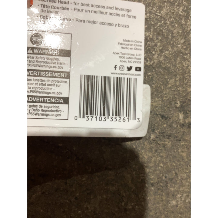 Lot # 1379 Crescent Flat Pry Bar 15 $12.98