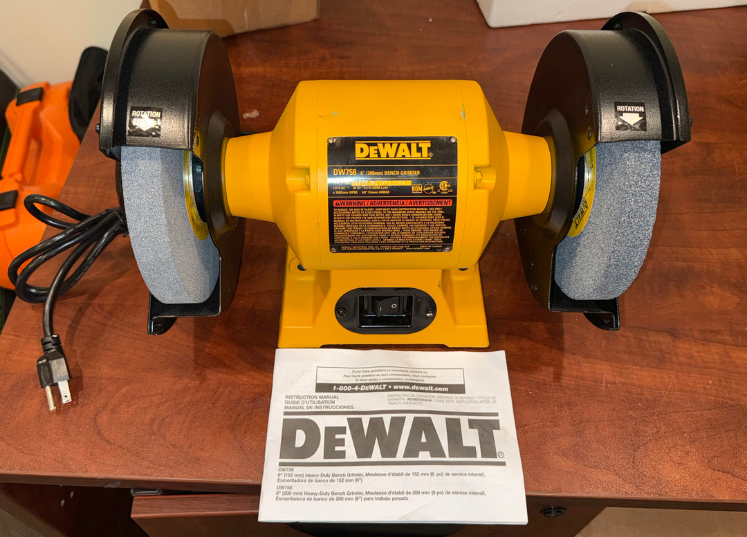 DEWALT 8 In. Bench Grinder