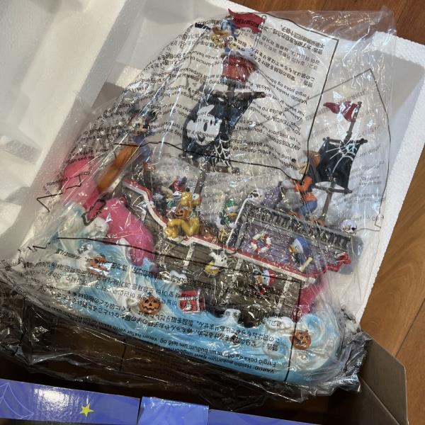 Disney Halloween Pirate Ship with Lights and Music Open Box