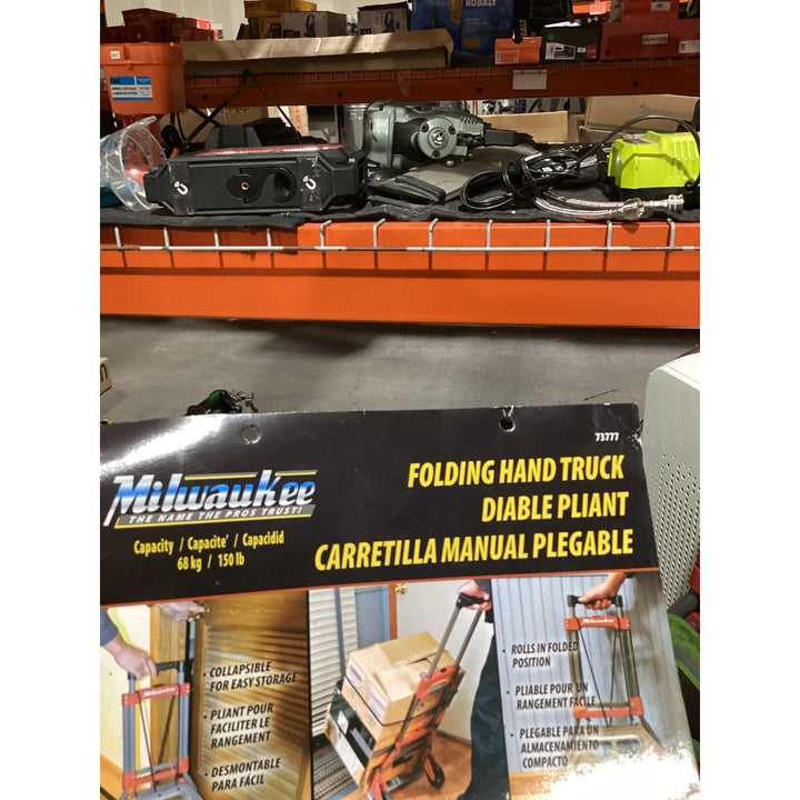 Lot # 873 Milwaukee Hand Truck - $75
