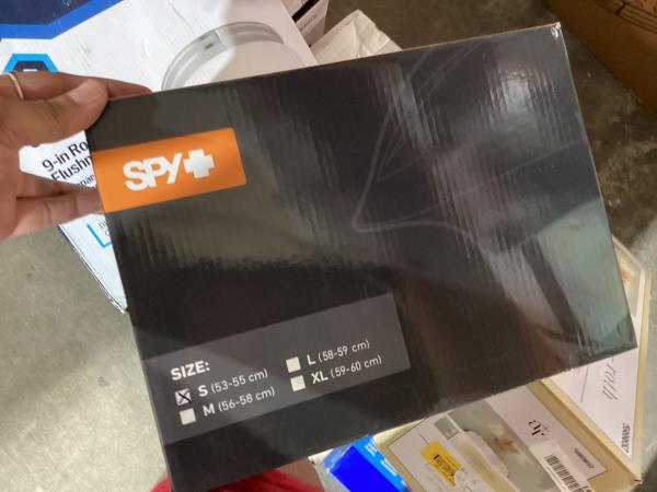 Lot # 1406 Spy Sender Snow helmet / S $38