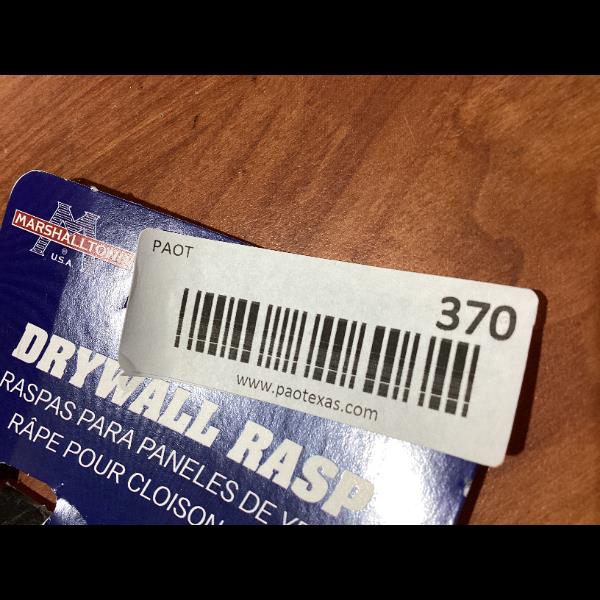 Lot # 370 Marshalltown ED3-A590 Drywall Rasp $14