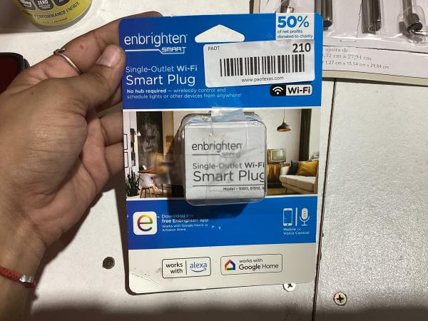 Lot # 210 Enbrighten Wi-Fi Smart Micro Indoor Plug-in