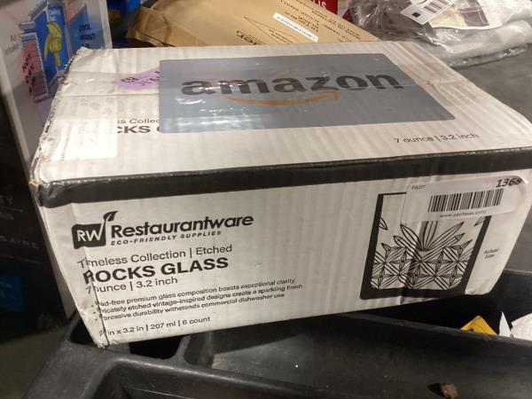 Lot # 1368 Restaurantware Rocks Glasses $38.00