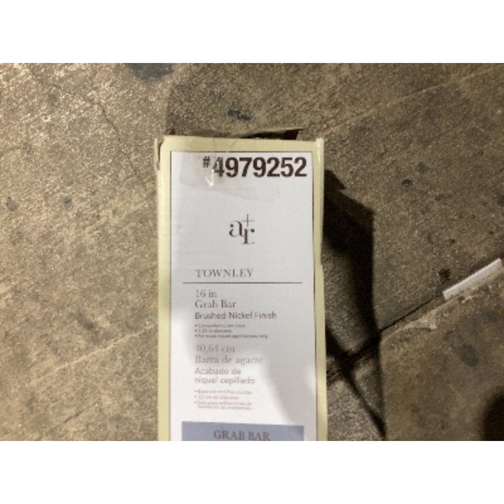 Lot # 664 Allen  Roth Brushed Nickel Shower Rod 20314-1604 $35